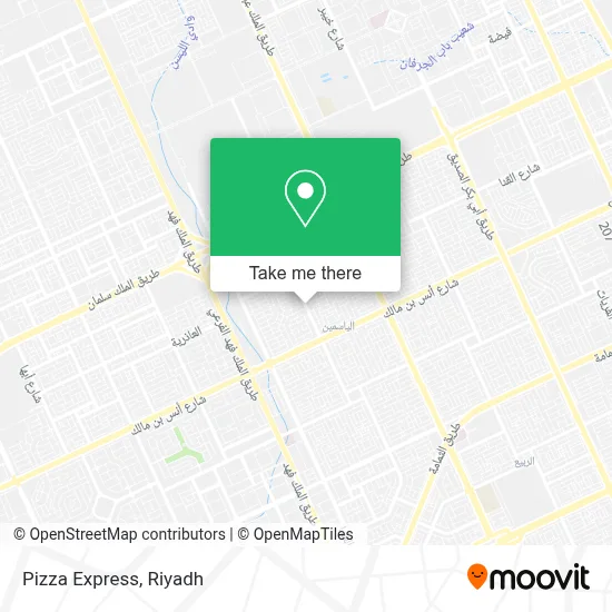 Pizza Express map