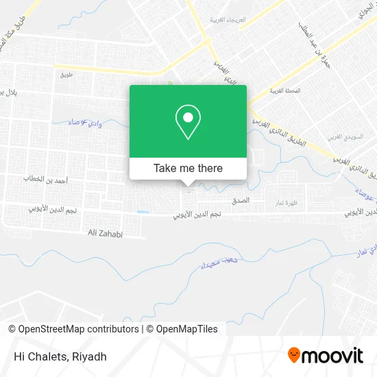 Hi Chalets map