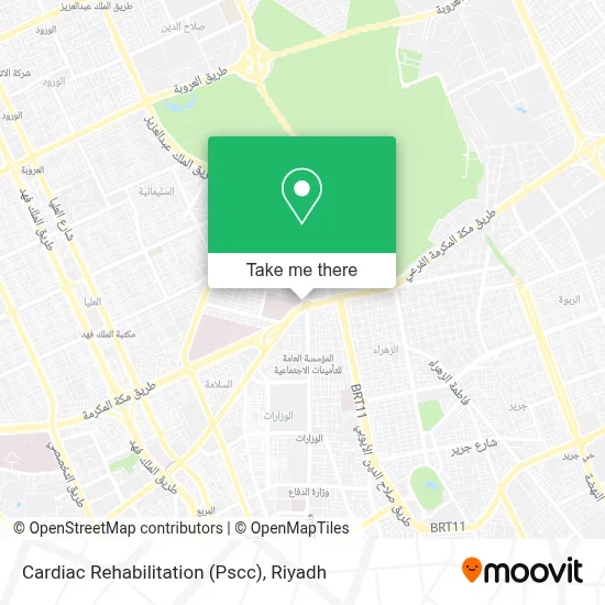 Cardiac Rehabilitation (Pscc) map