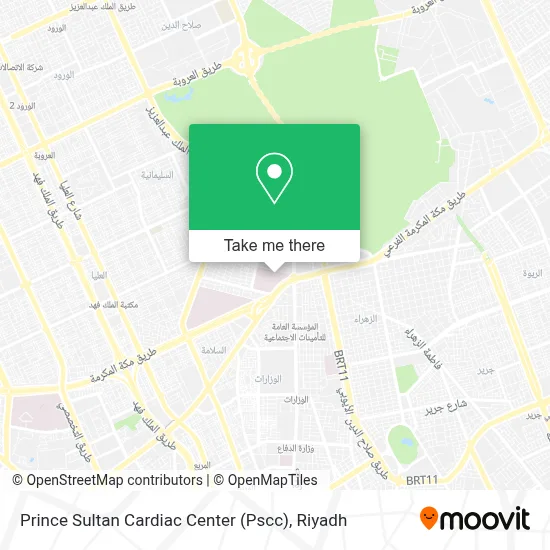 Prince Sultan Cardiac Center (Pscc) map