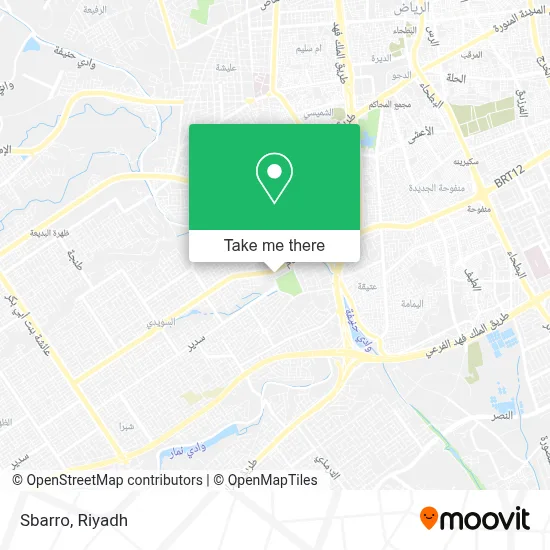 Sbarro map