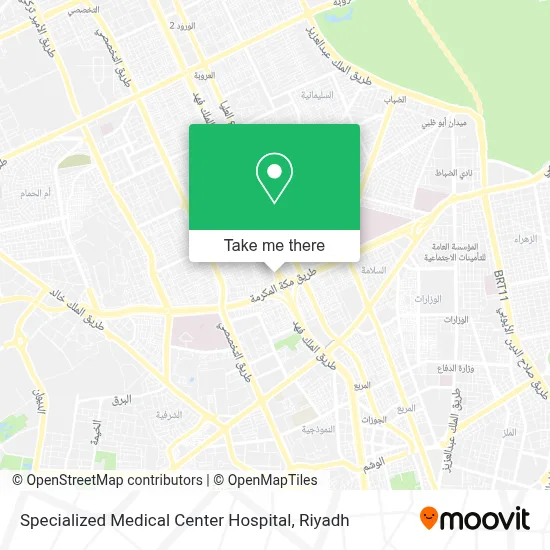 Specialized Medical Center Hospital map