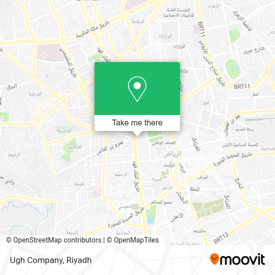 Ugh Company map