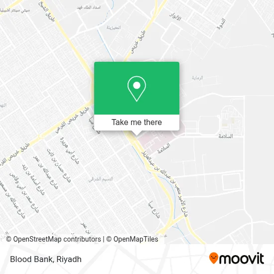 Blood Bank map