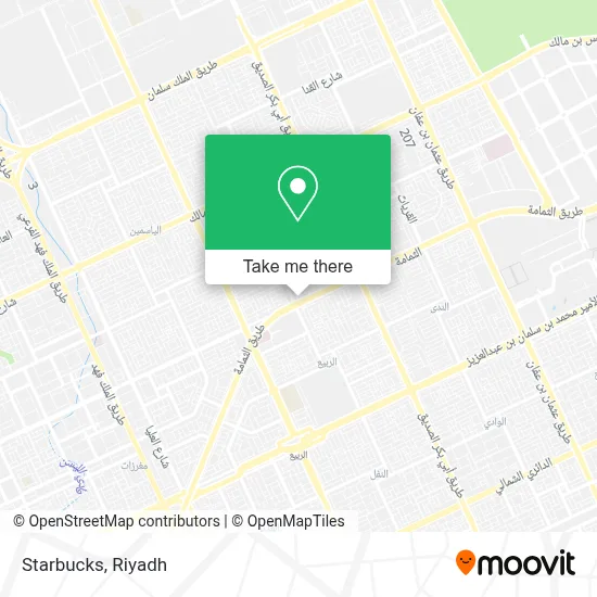 Starbucks map