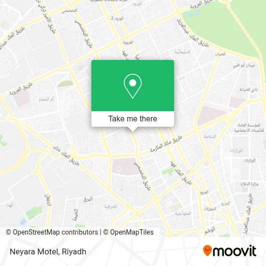 Neyara Motel map