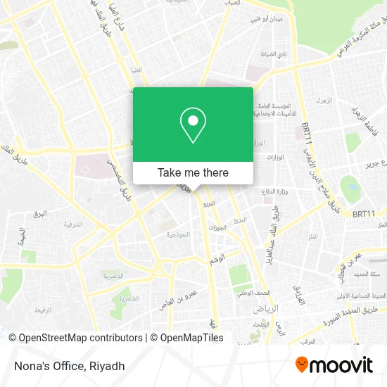 Nona's Office map