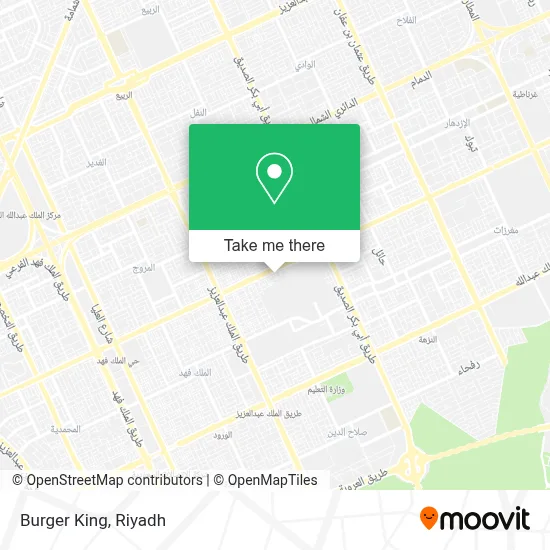 Burger King map