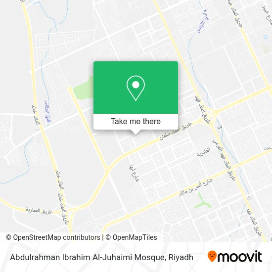 Abdulrahman Ibrahim Al-Juhaimi Mosque map