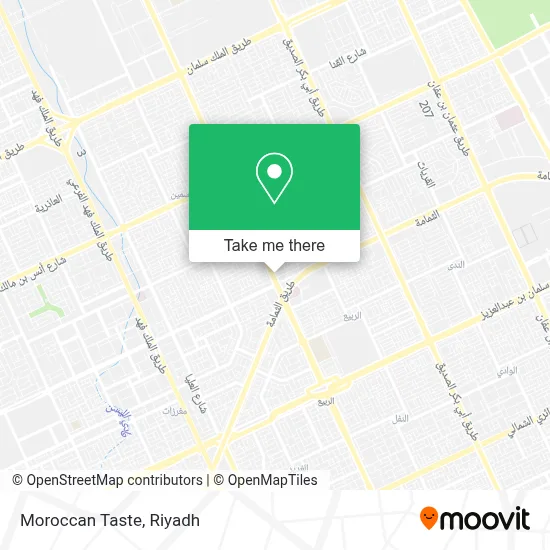 Moroccan Taste map
