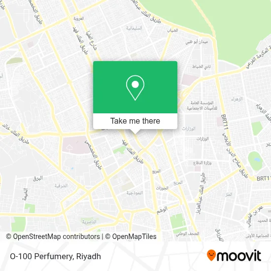 O-100 Perfumery map