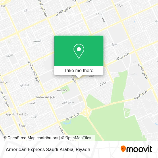 American Express Saudi Arabia map