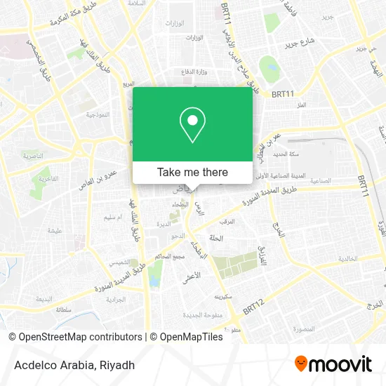 Acdelco Arabia map