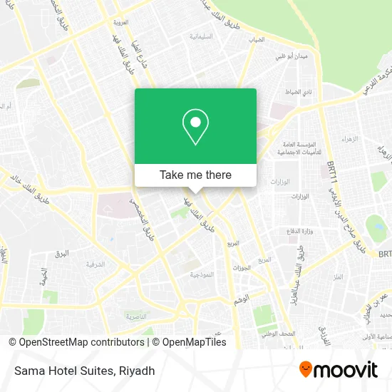Sama Hotel Suites map