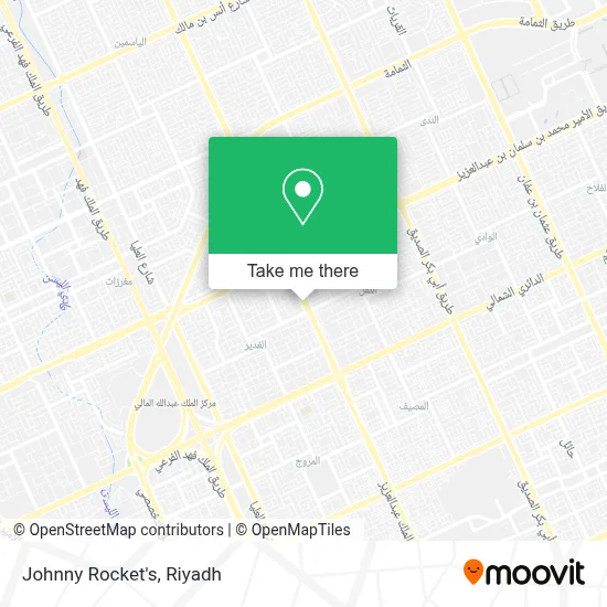 Johnny Rocket's map