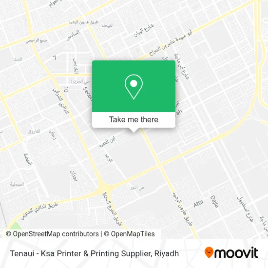 Tenaui - Ksa Printer & Printing Supplier map