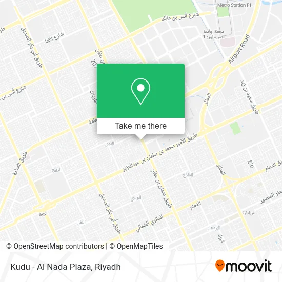 Kudu - Al Nada Plaza map