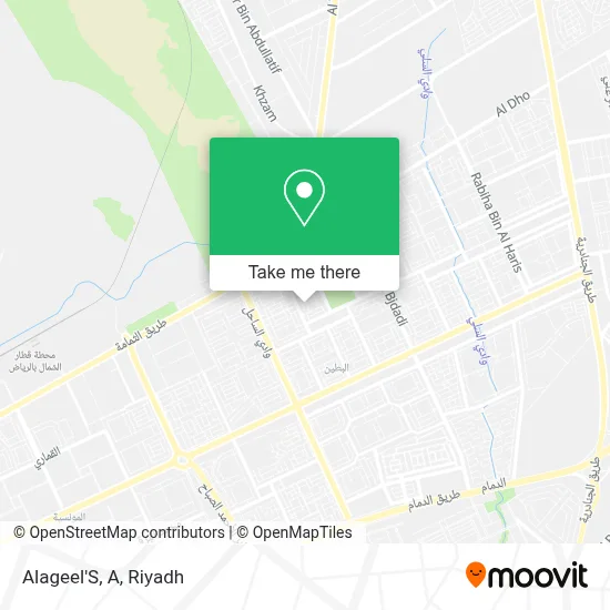 Alageel'S, A map