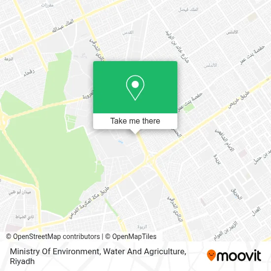 Ministry Of Environment, Water And Agriculture map