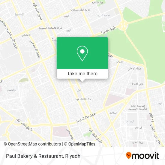 Paul Bakery & Restaurant map