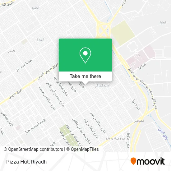 Pizza Hut map