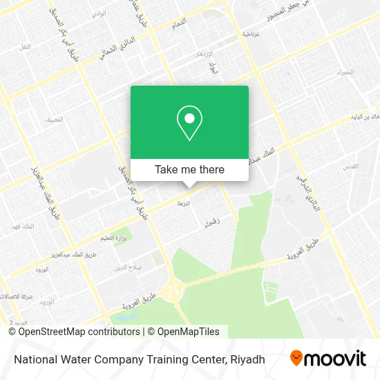 National Water Company Training Center map