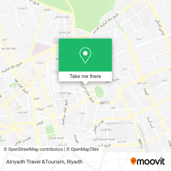 Alriyadh Travel &Tourism map