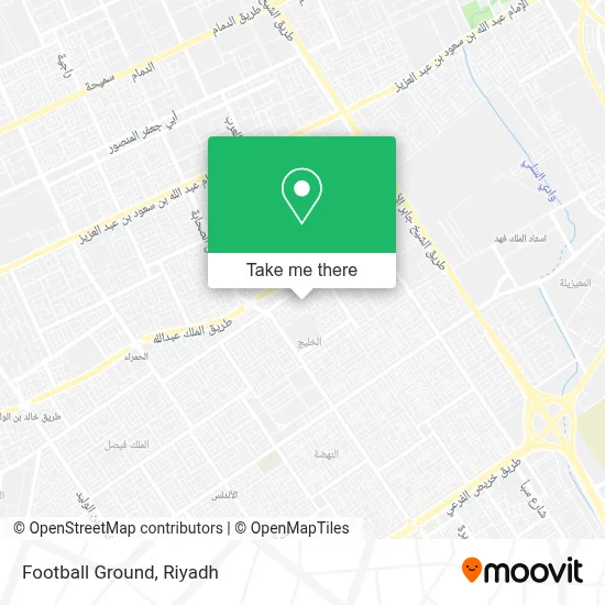 Football Ground map