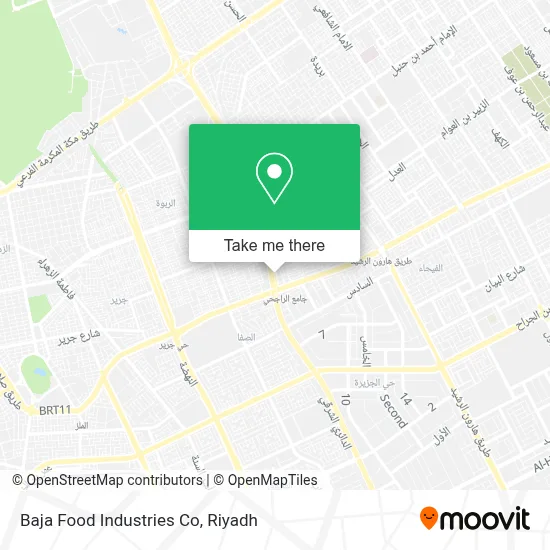 Baja Food Industries Co map