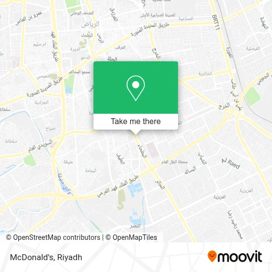 McDonald's map