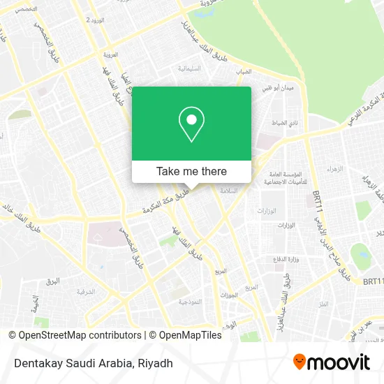 Dentakay Saudi Arabia map