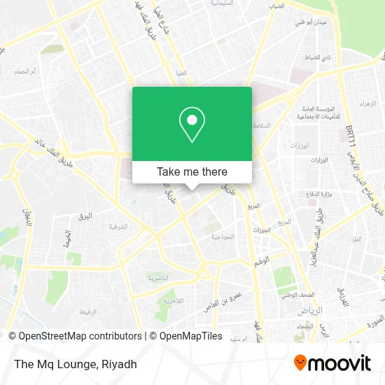 The Mq Lounge map