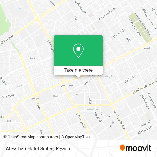 Al Farhan Hotel Suites map