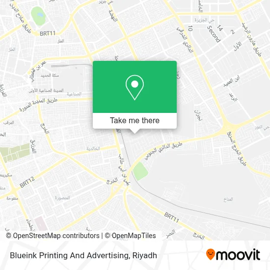 Blueink Printing And Advertising map