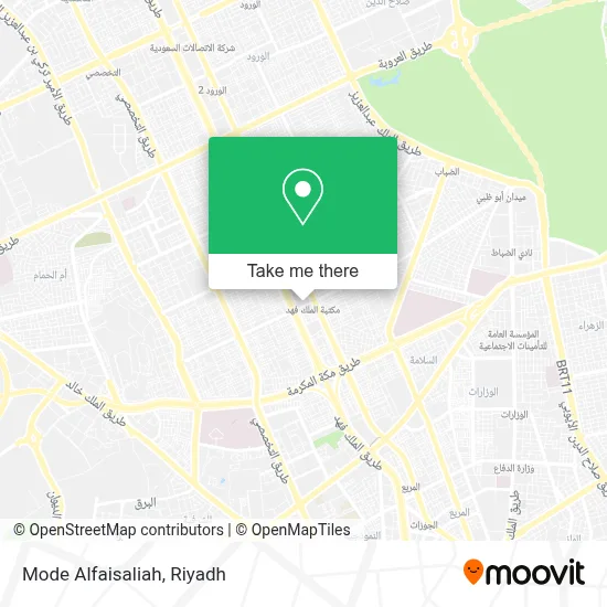 Mode Alfaisaliah map