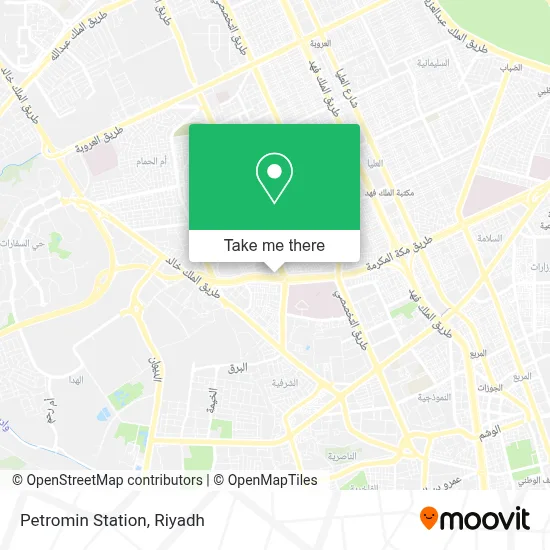 Petromin Station map