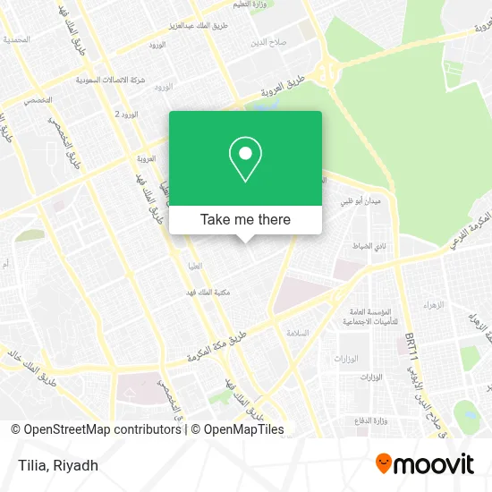Tilia map