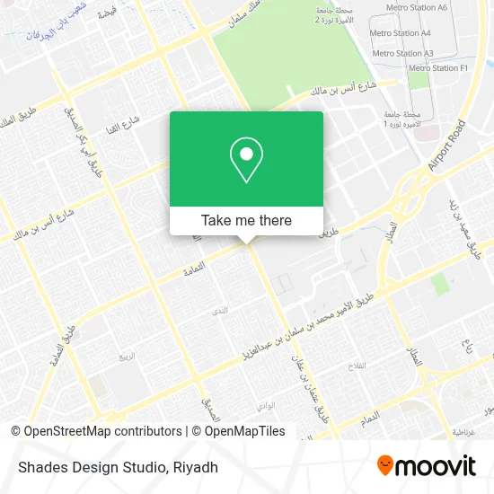 Shades Design Studio map