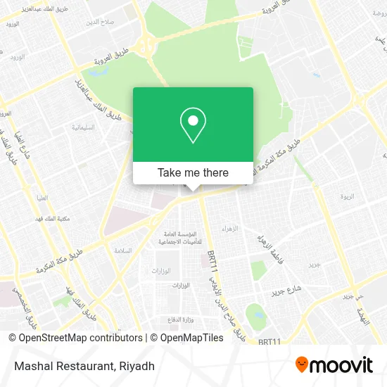 Mashal Restaurant map