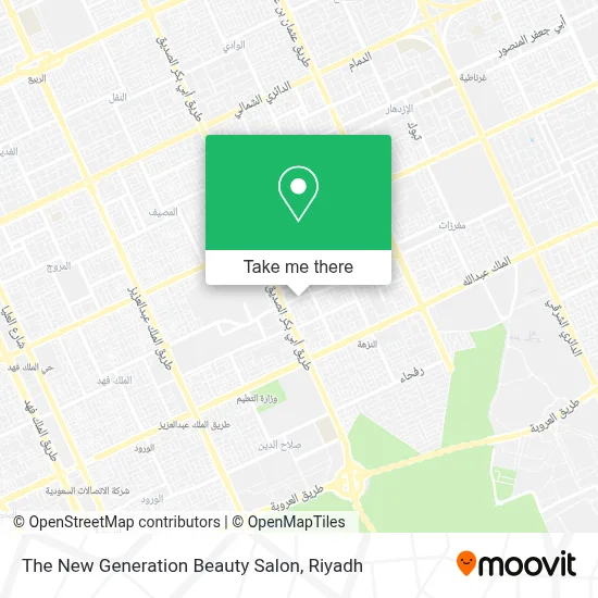 The New Generation Beauty Salon map