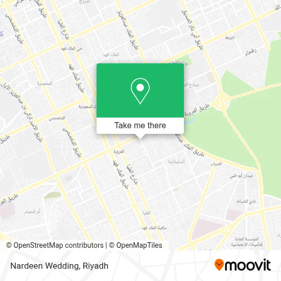 Nardeen Wedding map