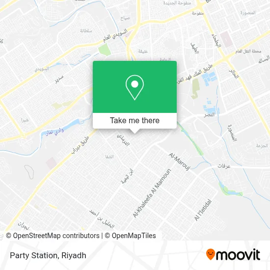 Party Station map