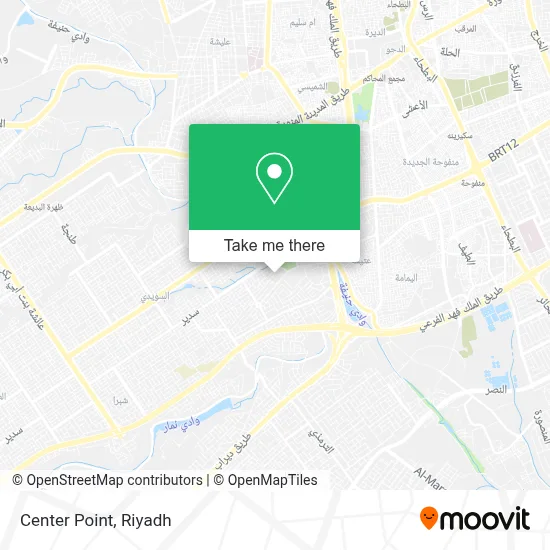 Center Point map