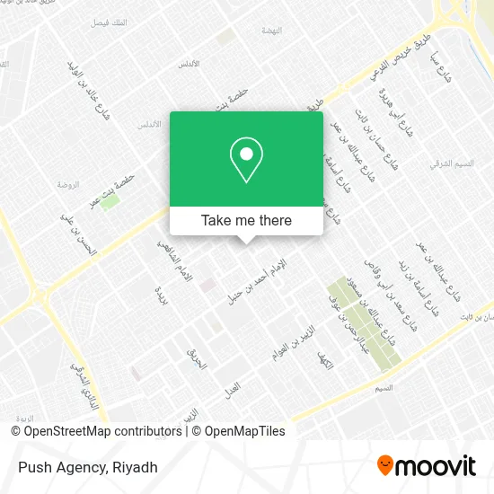 Push Agency map