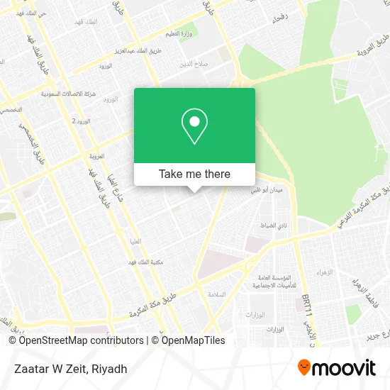 Zaatar W Zeit map