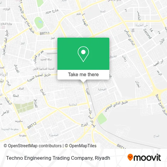 Techno Engineering Trading Company map