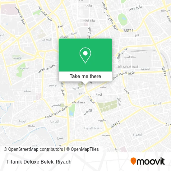 Titanik Deluxe Belek map