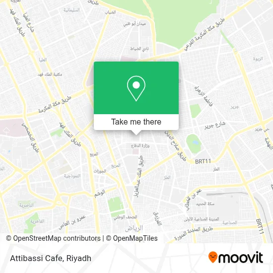 Attibassi Cafe map