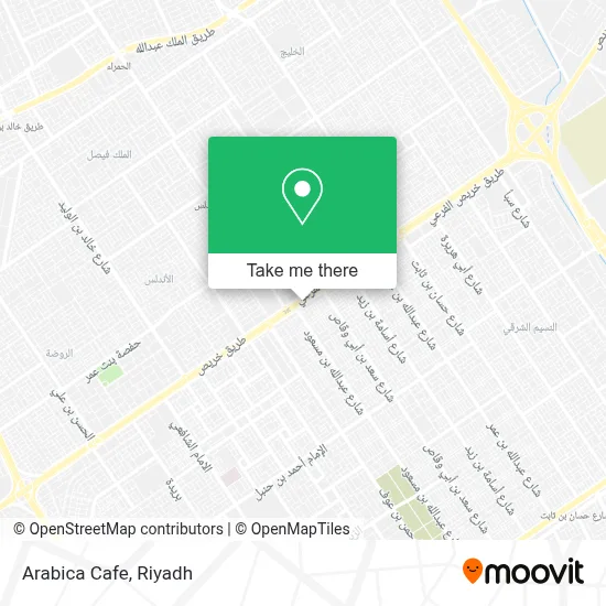 Arabica Cafe map