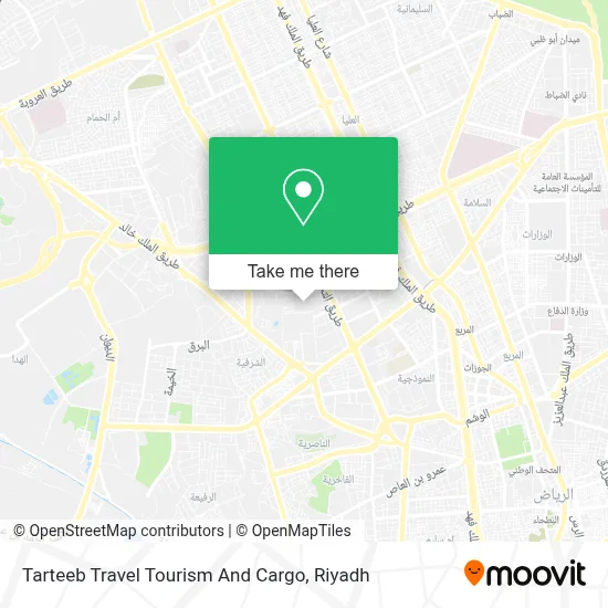 Tarteeb Travel Tourism And Cargo map
